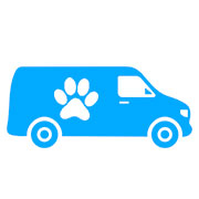 House icon representing home delivery service